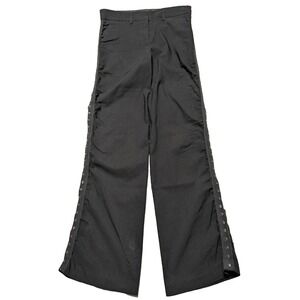 VTG bebe Embellished Tuxedo Side Stripe Black Pants - Women Size 0 Made In USA